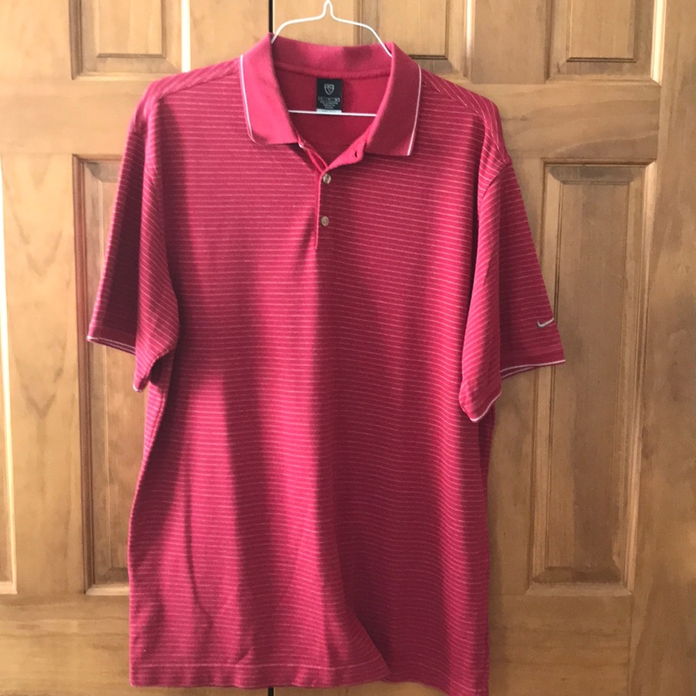 Men’s Nike Red dri Fit Polo Golf XL